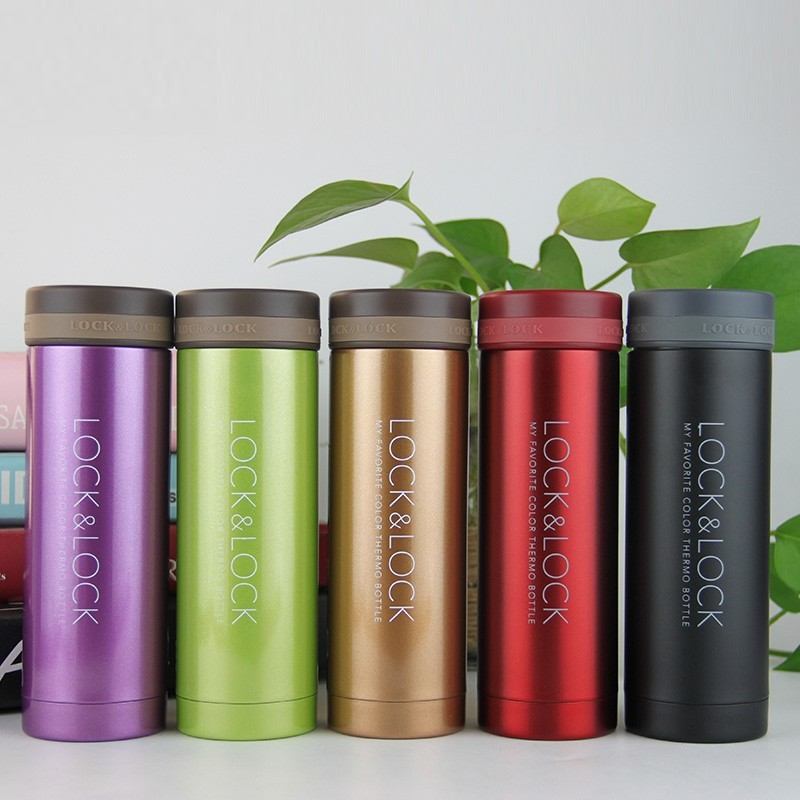 5 bình giữ nhiệt mini có màu sắc khác nhau