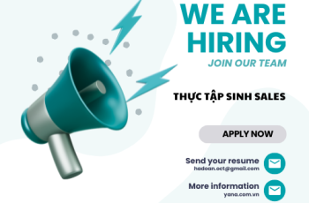 [TUYỂN DỤNG] Nhân viên Sales