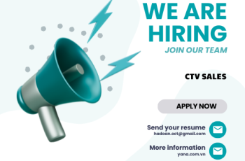 [TUYỂN DỤNG] CTV SALES